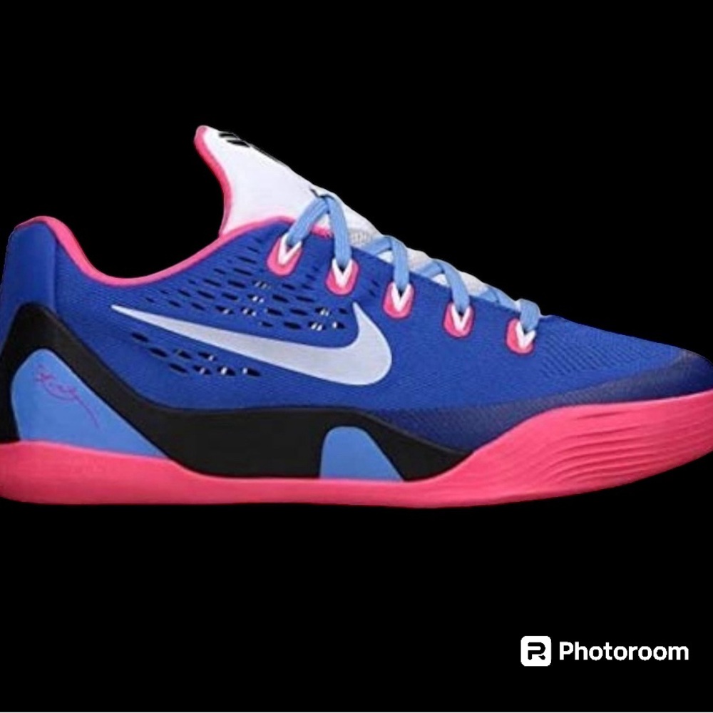 Nike Kobe IX (GS) Kids Youth Unisex Hyper Pink White Hyper Cobalt. Brand New